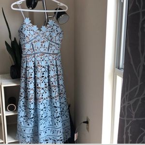 New with tags Self Portrait Azaelea Midi Dress.